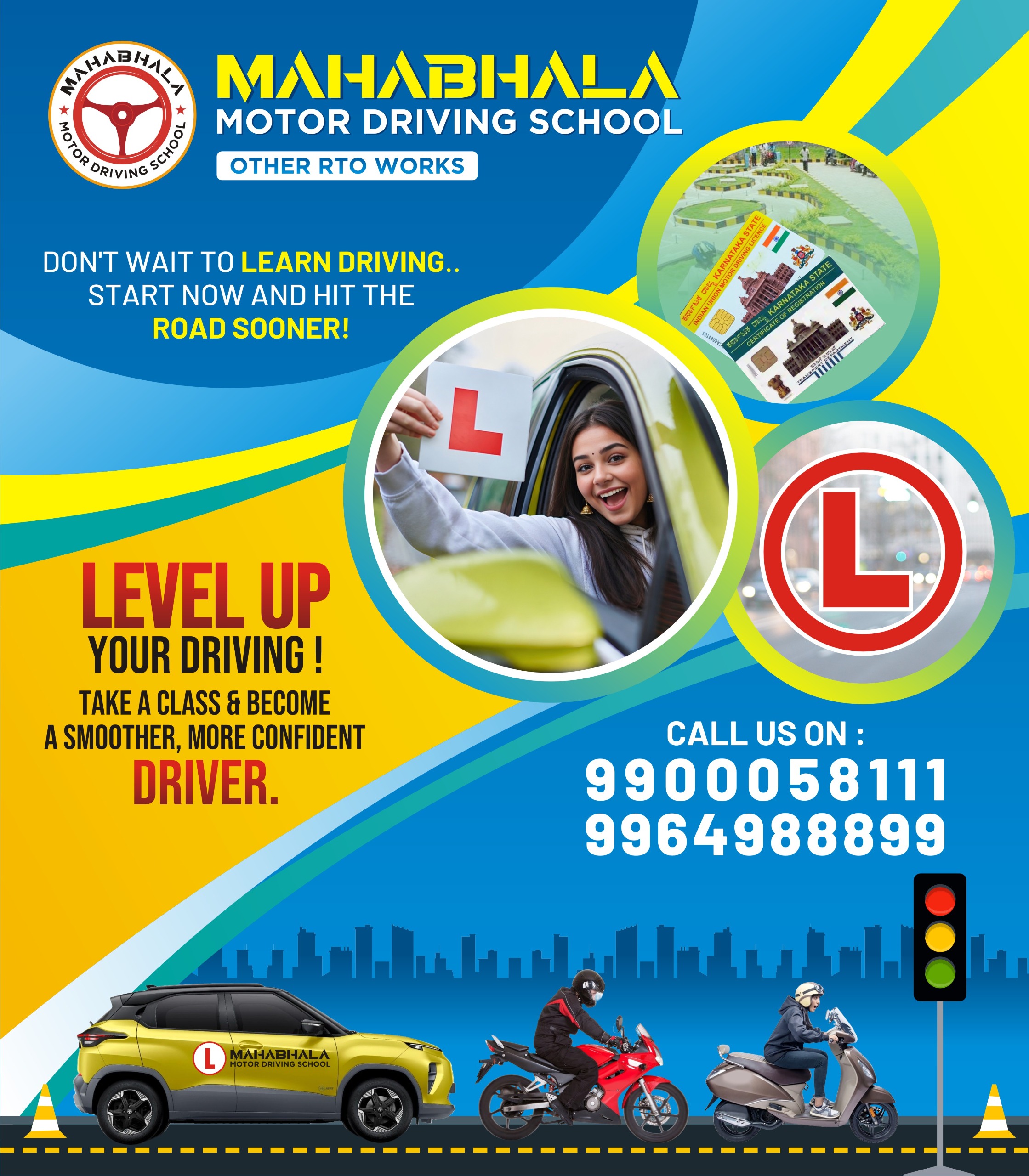 Mahabhala Driving School - Complete Driving Training Package